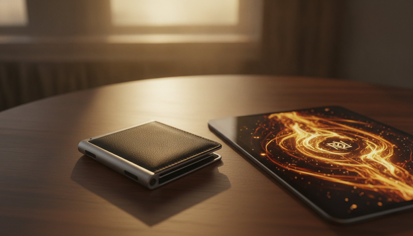 cold vs hot wallets for business visualization